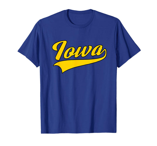 Iowa - Throwback Design - Classic T-Shirt