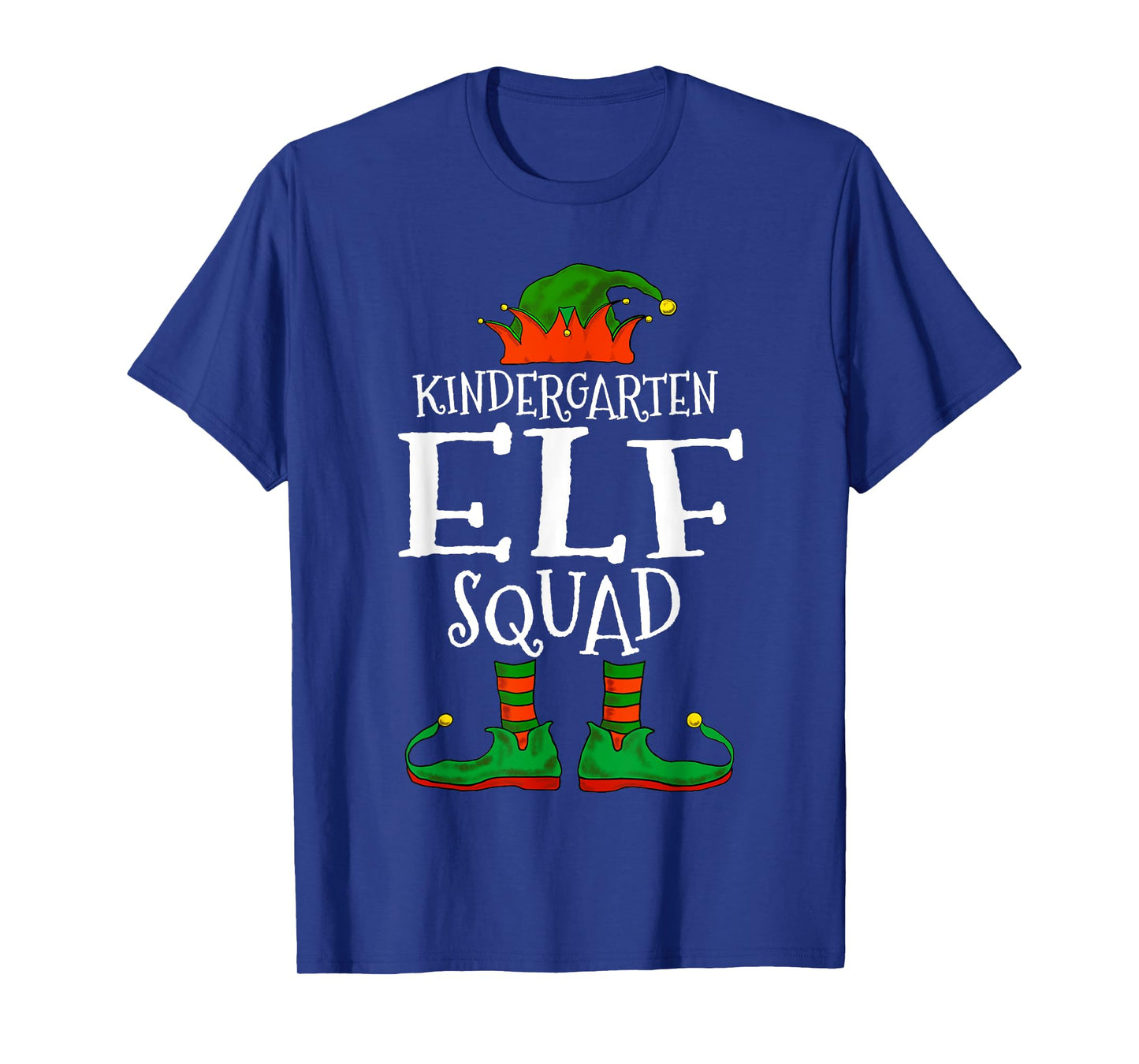 Kindergarten Elf Squad Teacher Student Christmas Gift Men Women Kids T-Shirt