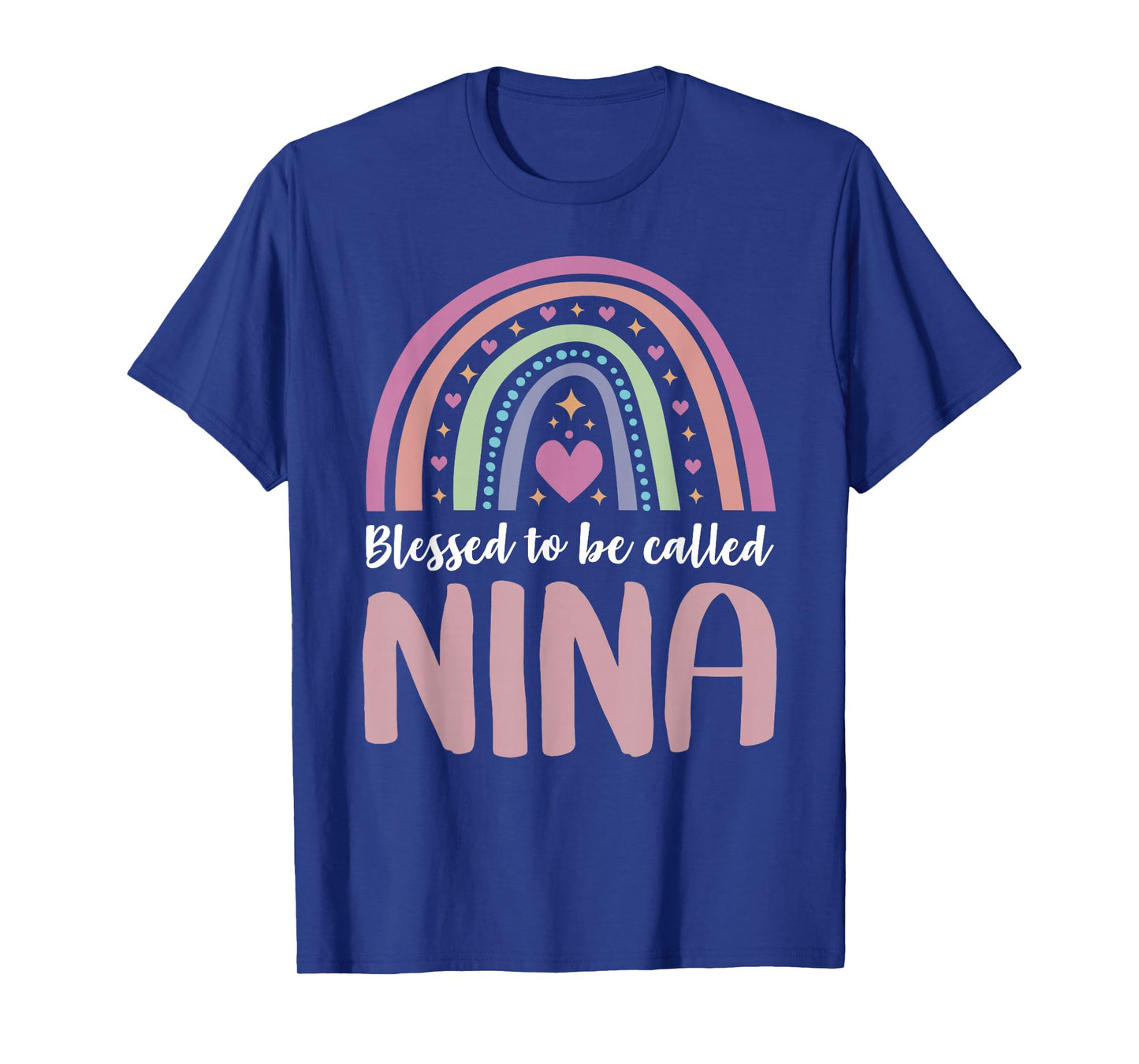 Nina Tee Shirt for Grandma Women Mothers Day Blessed Nina T-Shirt