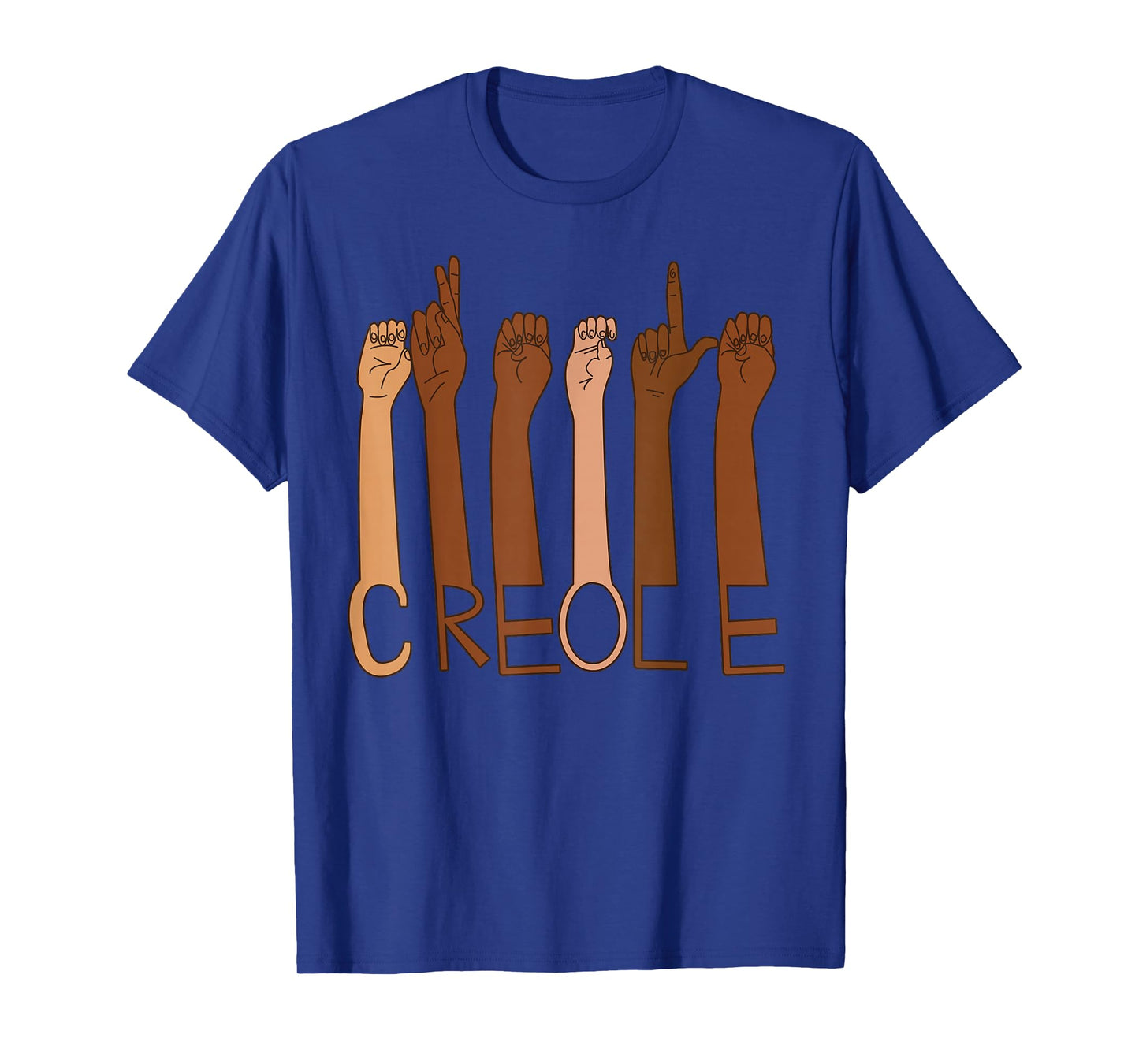 Creole Pride Diversity Inclusive Louisiana New Orleans ASL T-Shirt