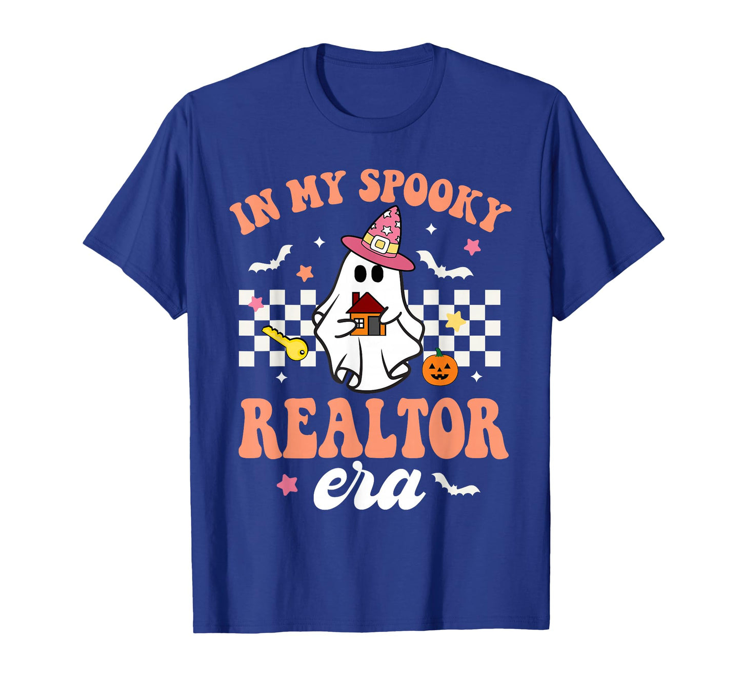Groovy In My Spooky Realtor Era Ghost Funny Halloween T-Shirt