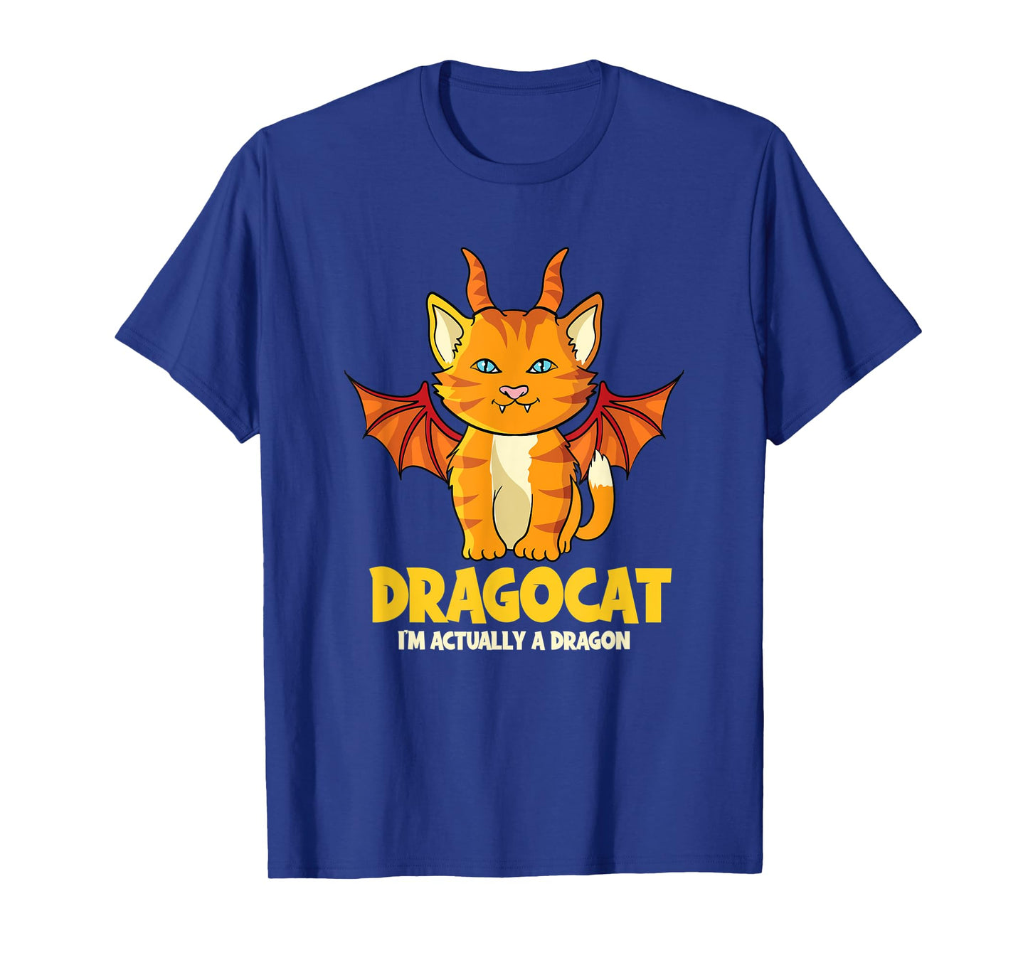 Dragocat Kitten Dragon Cat Halloween T-Shirt for Men Women Kids
