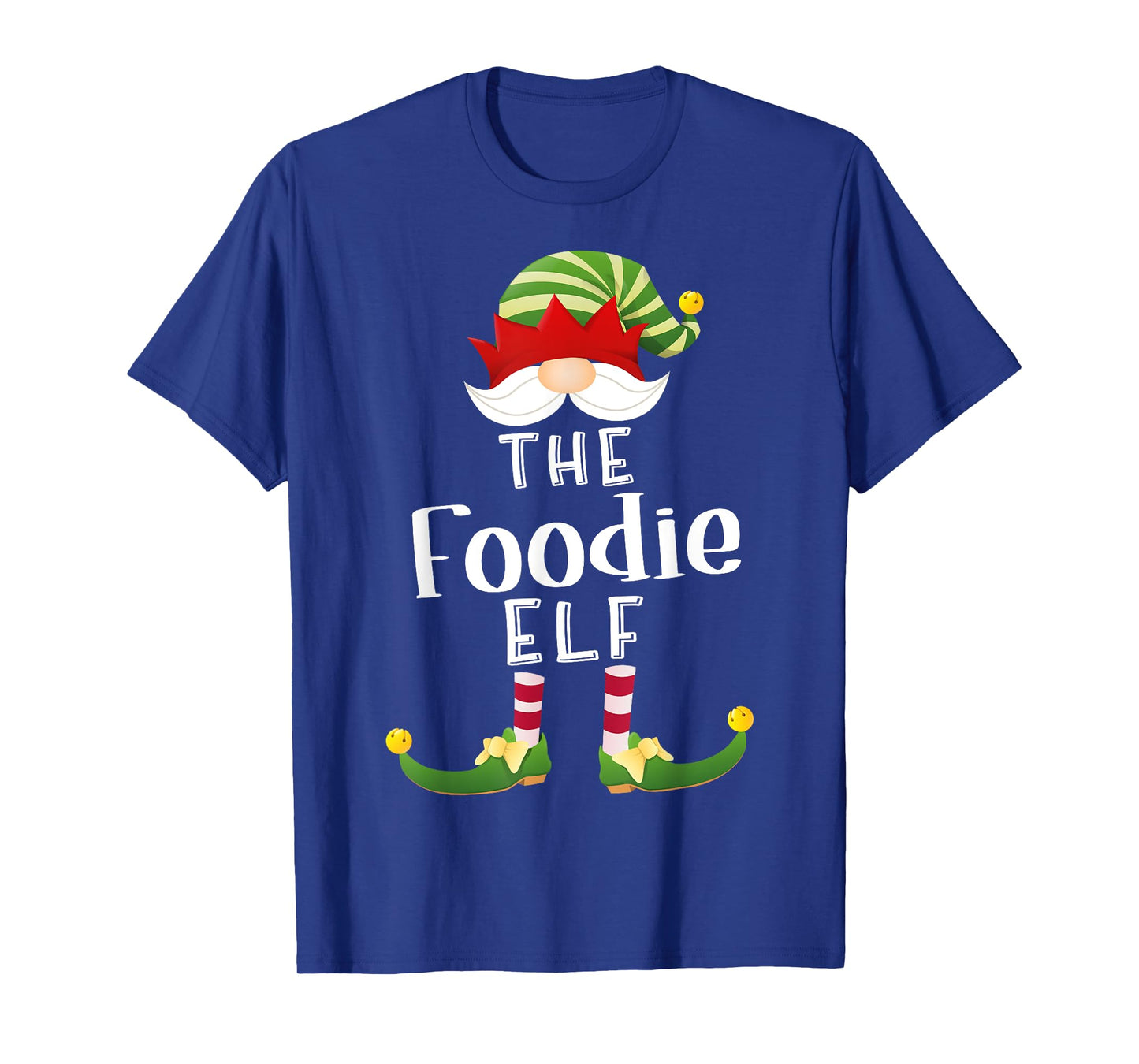 Foodie Elf Group Christmas Funny Pajama Party T-Shirt