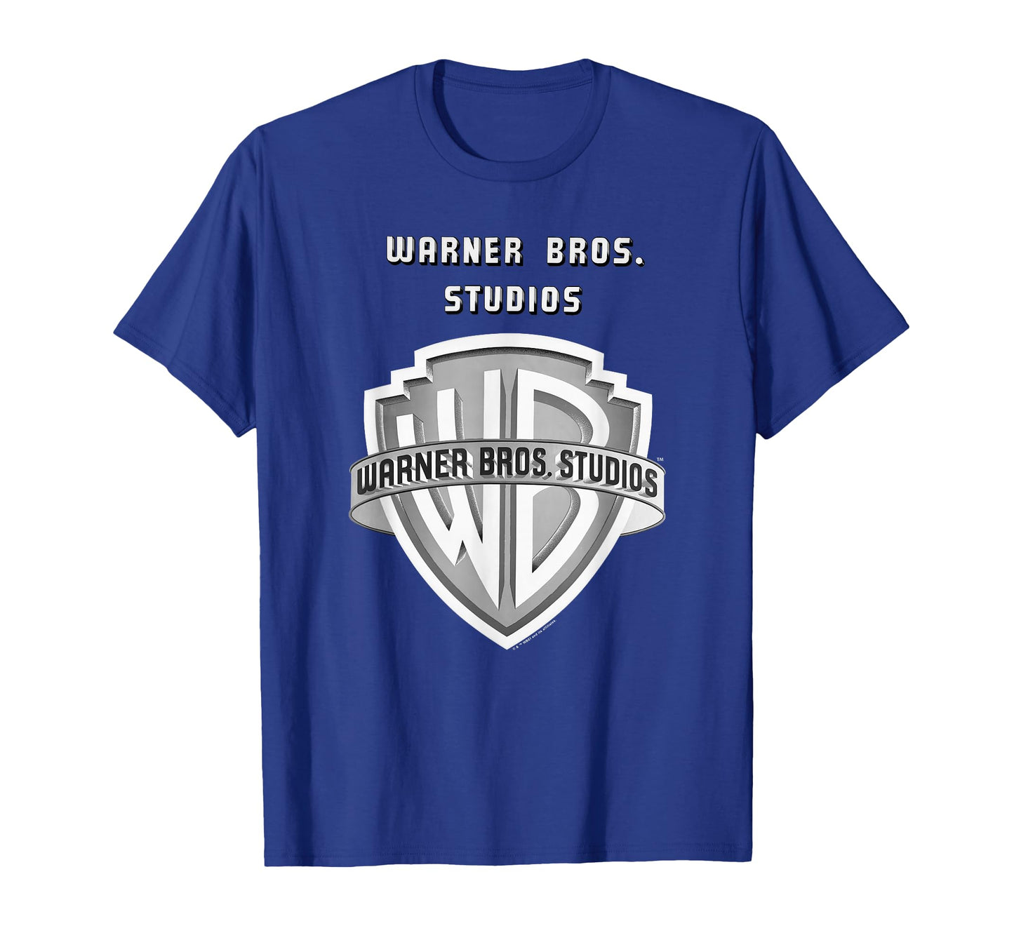 WB100 Warner Bros. Vintage Movie Studio Silver Logo T-Shirt