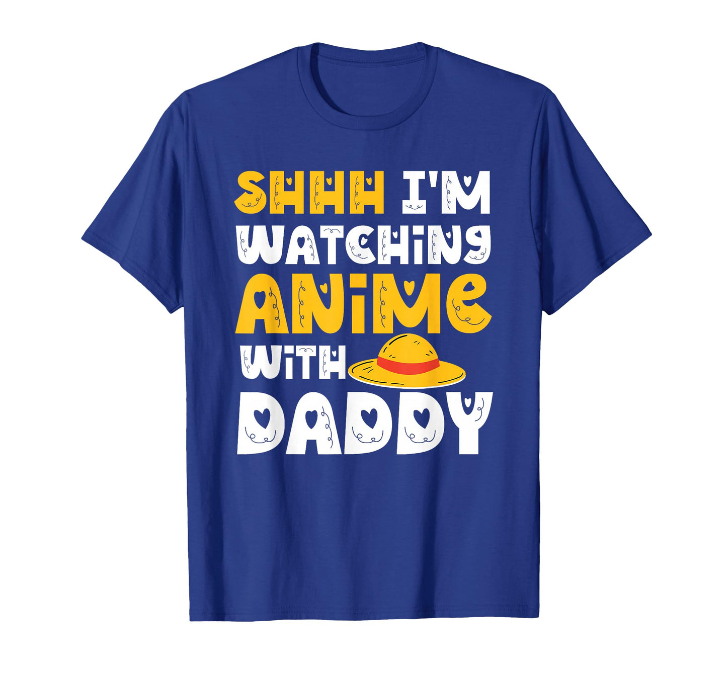 Watching Anime with Daddy Funny Watching Anime with Dad T-Shirt