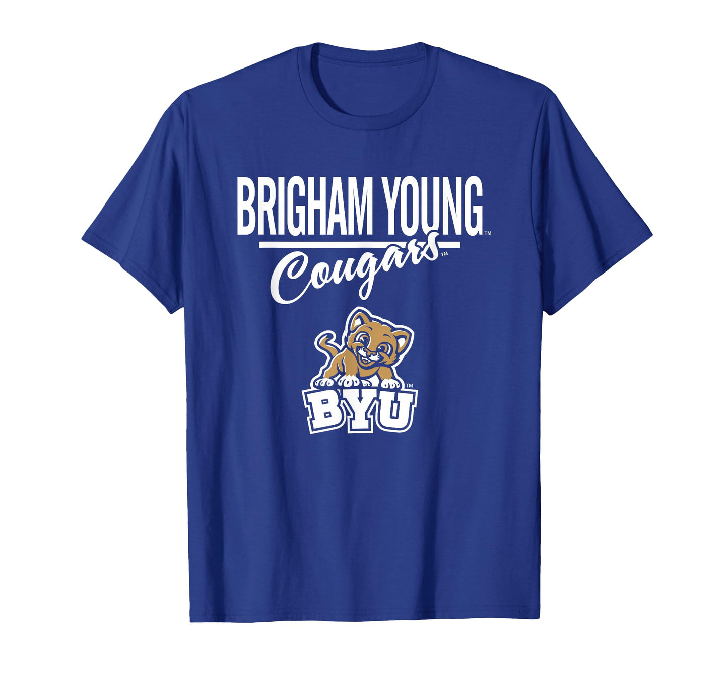 BYU Cougars Mascot Navy Officially Licensed T-Shirt