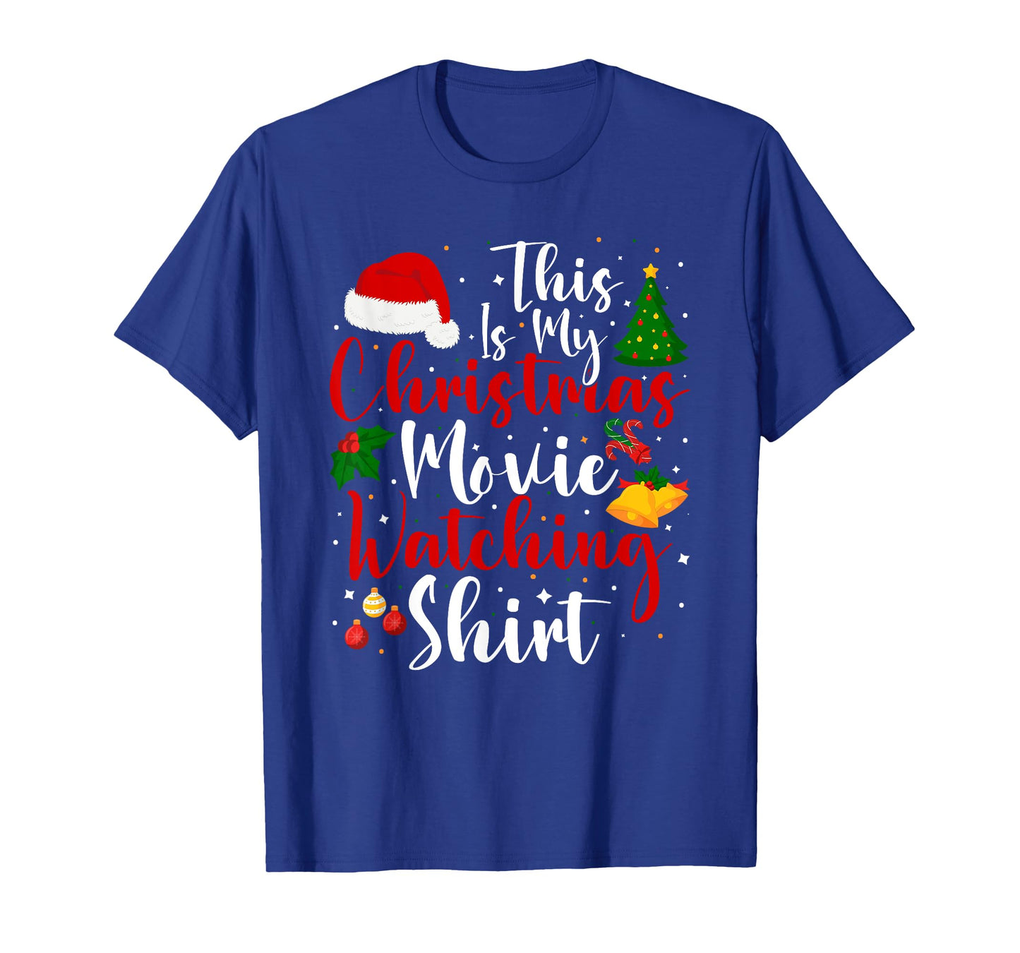 Funny This Is My Christmas Movie Watching Family Matching T-Shirt