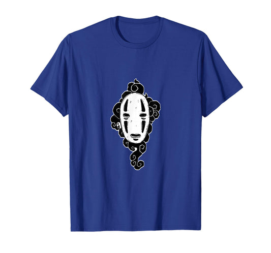 No Face Mask/Samurai Oni Spirit Mask/Ghost Anime Away T-Shirt