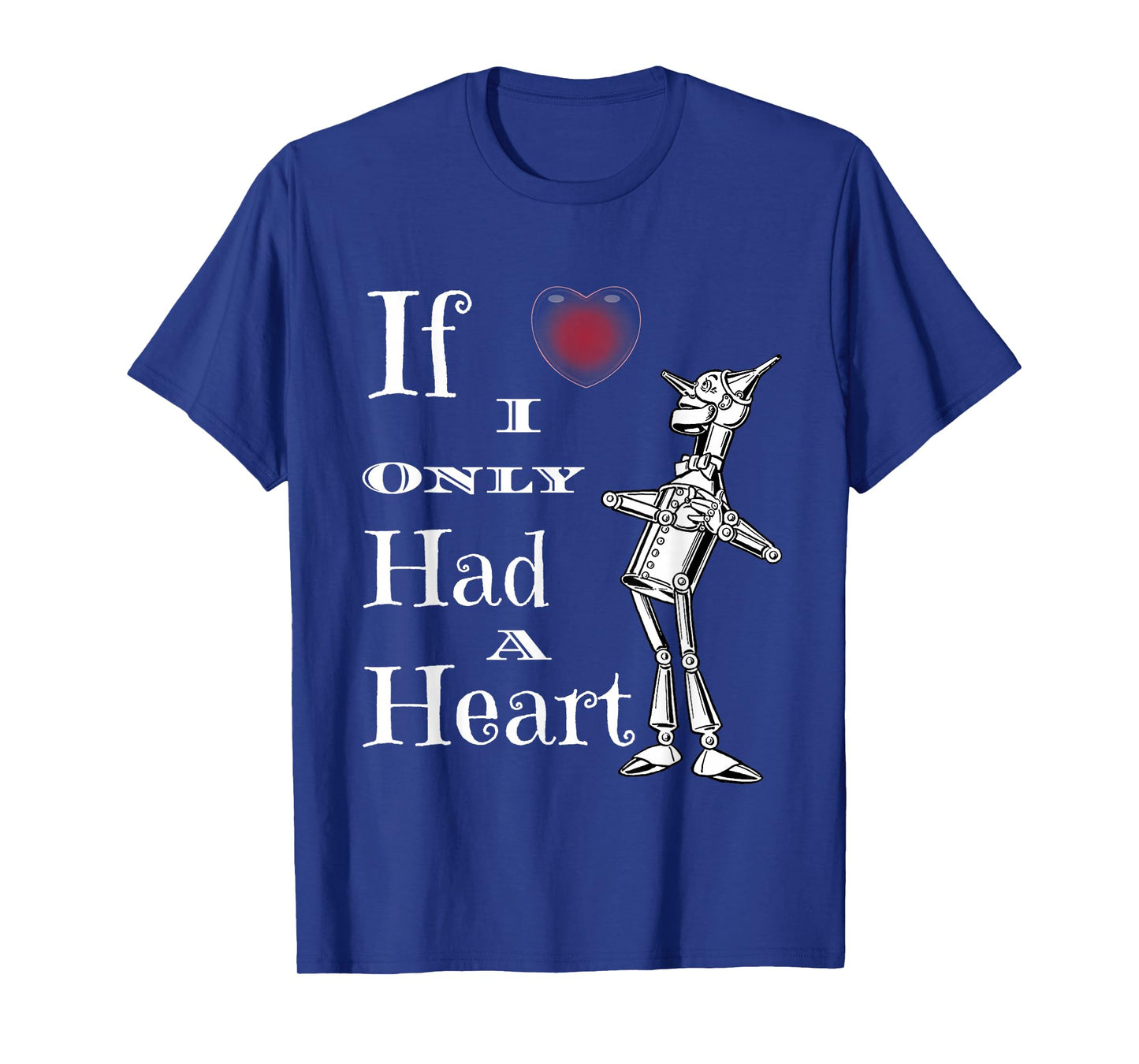 Wizard of Oz Tin Man Pink Bubble Heart If I only had a heart T-Shirt