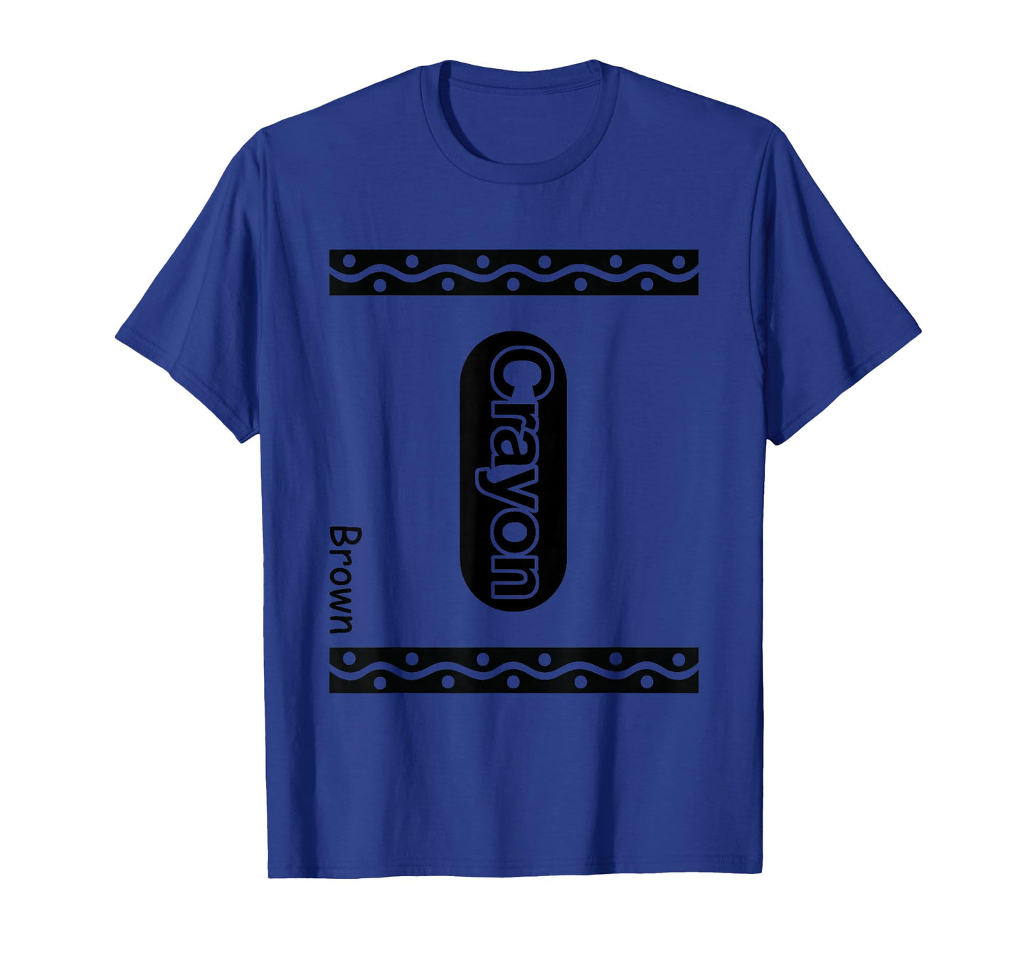 Brown Crayon Outfit Costume For Halloween T-Shirt