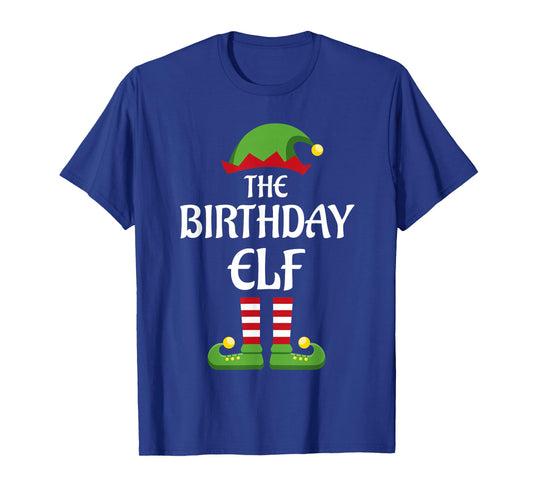 Birthday Elf Family Matching Group Christmas T-Shirt