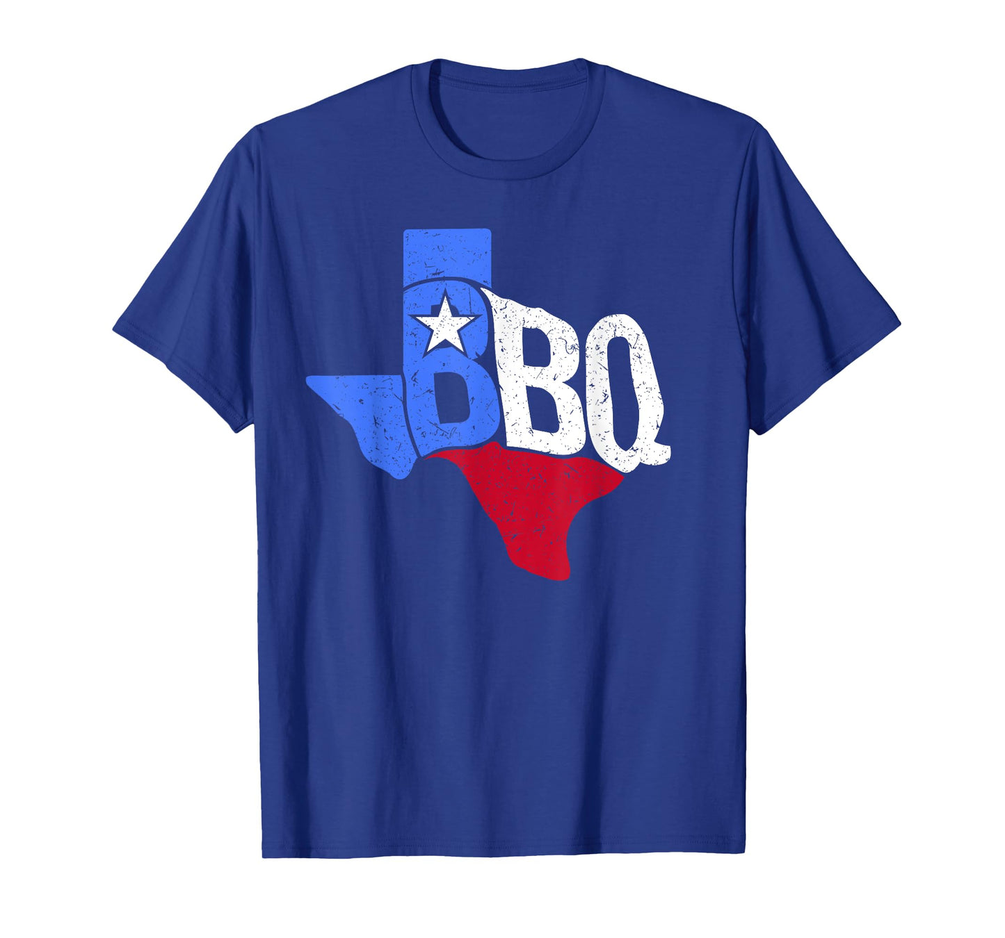 BBQ Texas State Flag and barbecue map T-Shirt