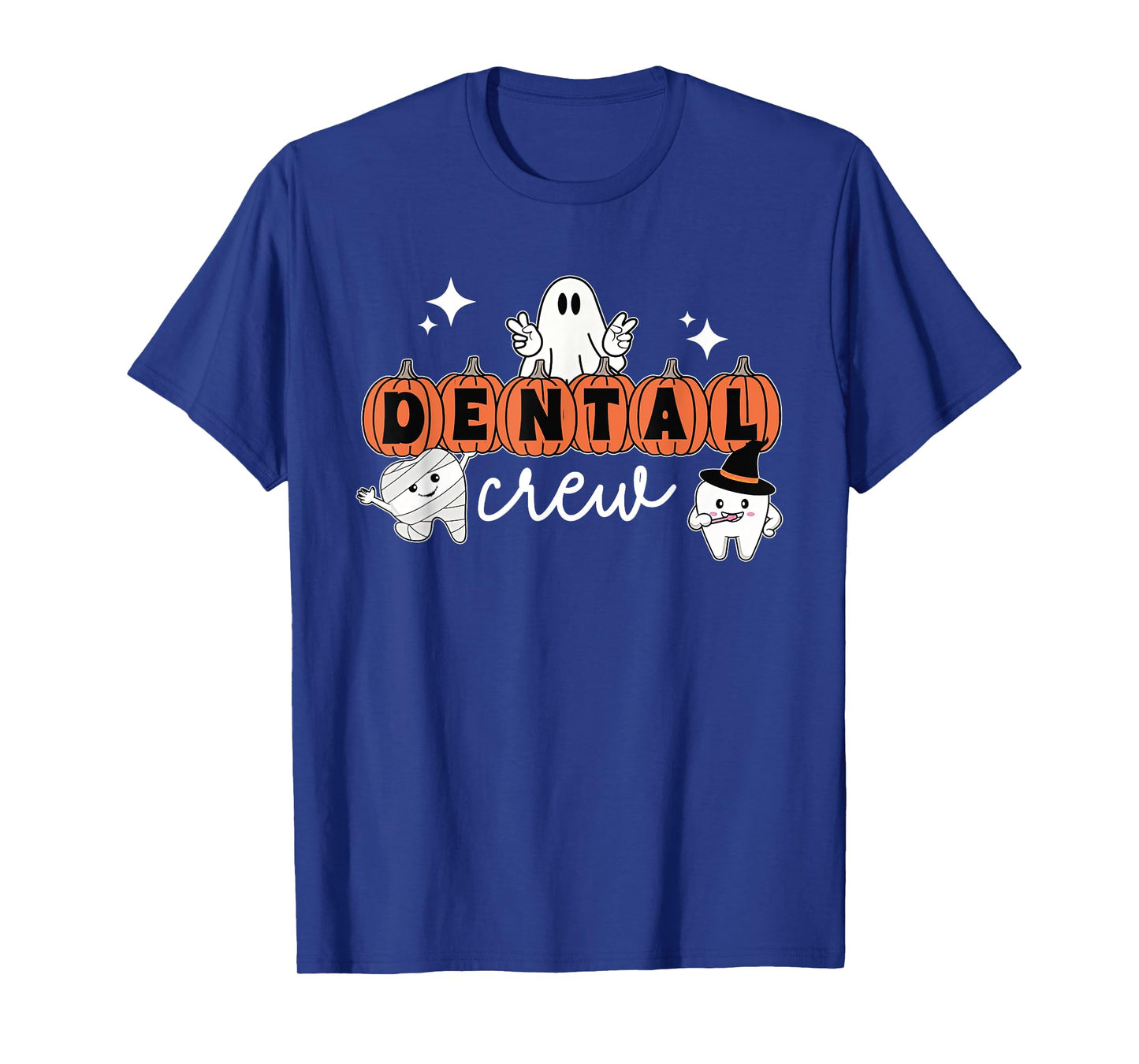 Halloween Dental Crew Pumpkin Ghost Spooky Dental Hygienist T-Shirt