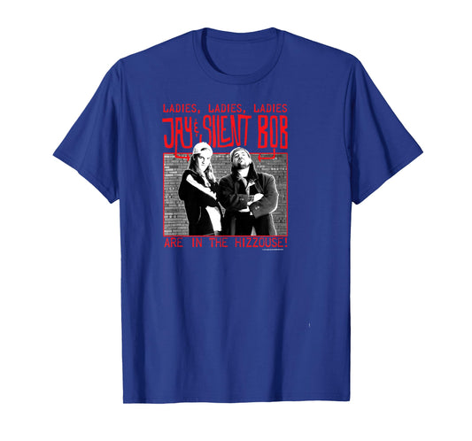 Jay and Silent Bob Are In The Hizzouse! Brick Poster T-Shirt