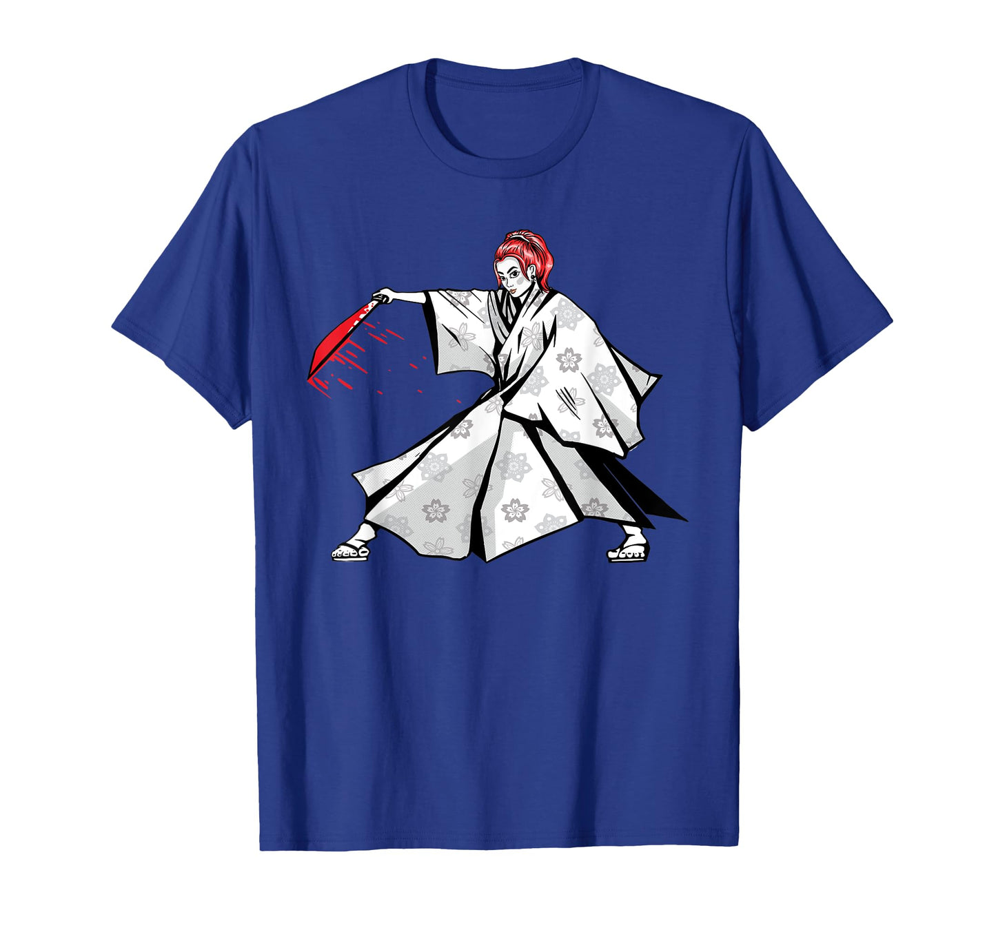 Japanese sword fight woman. T-Shirt