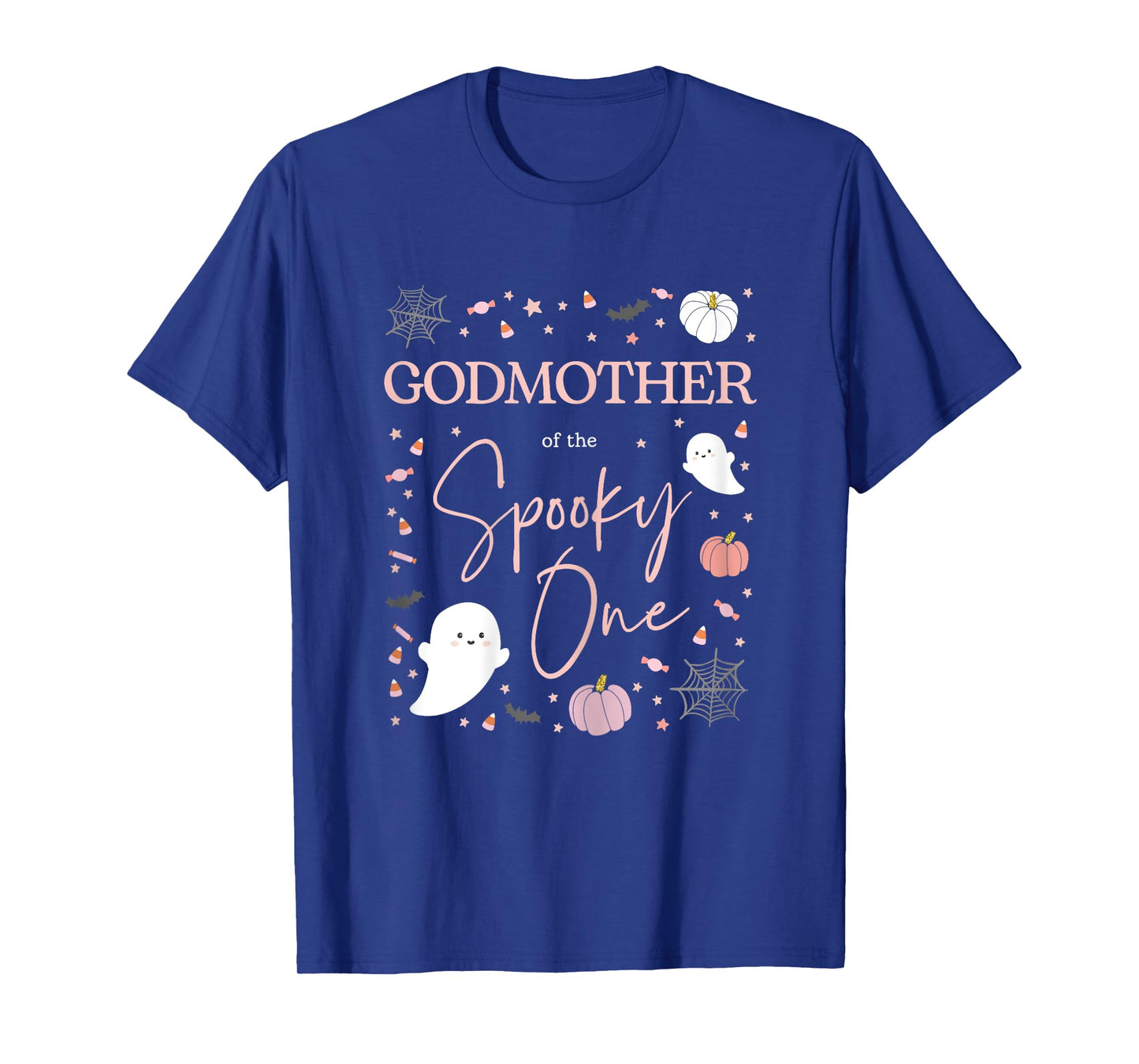 Godmother of Spooky One Girl First Birthday Pink Halloween T-Shirt