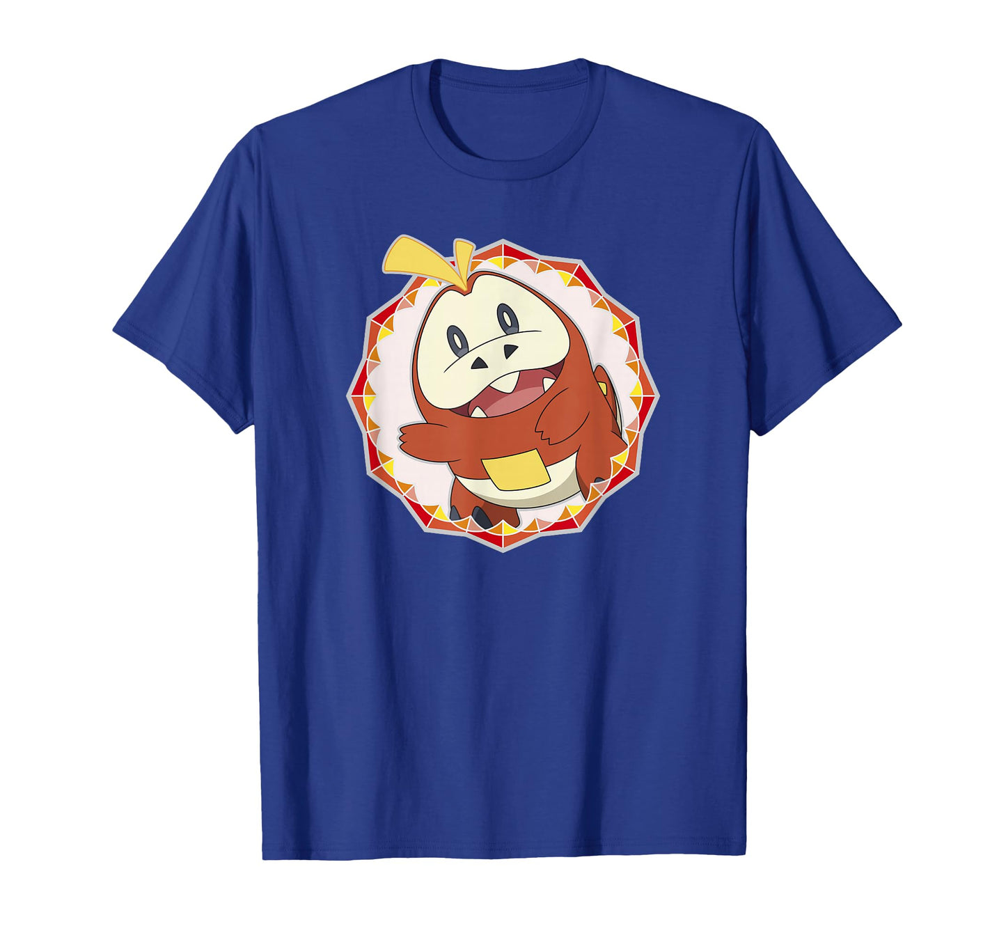 Pokémon Fuecoco Crystal Sparkle Geometric Center Portrait T-Shirt