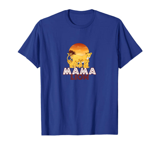 Mama Lion T-Shirt - Big Cat Family Mother Children Tee T-Shirt
