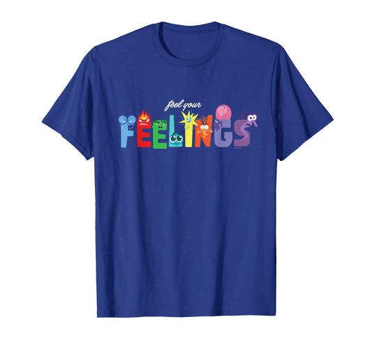 Disney and Pixar’s Inside Out 2 Emotions Feel Your Feelings T-Shirt