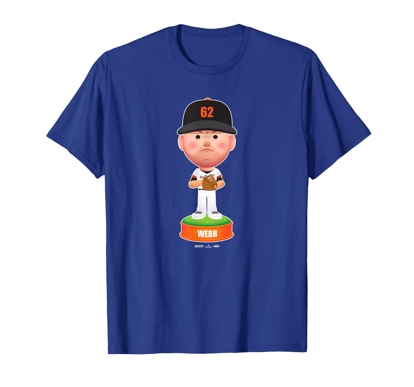 Logan Webb San Francisco Baseball Bobblehead MLBPA T-Shirt