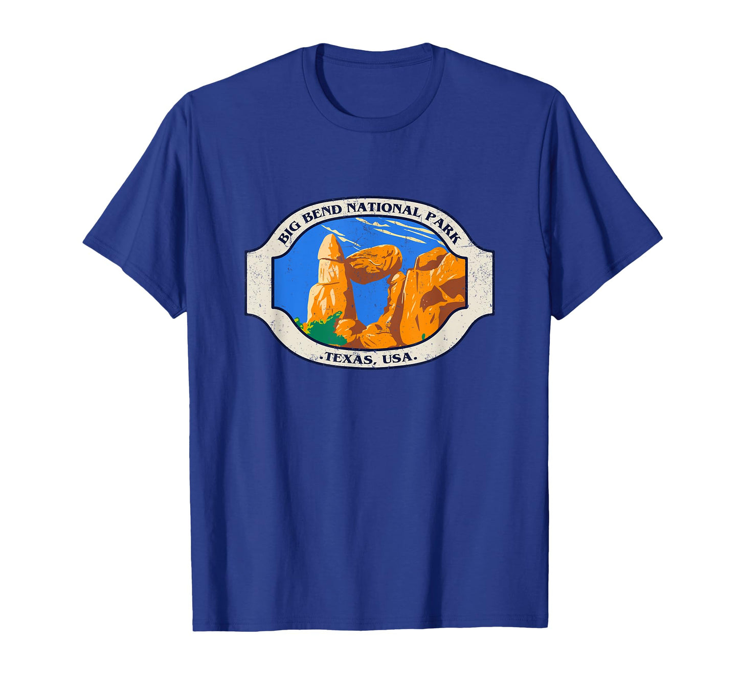 Vintage Big Bend National Park Balanced Rock Texas T-Shirt