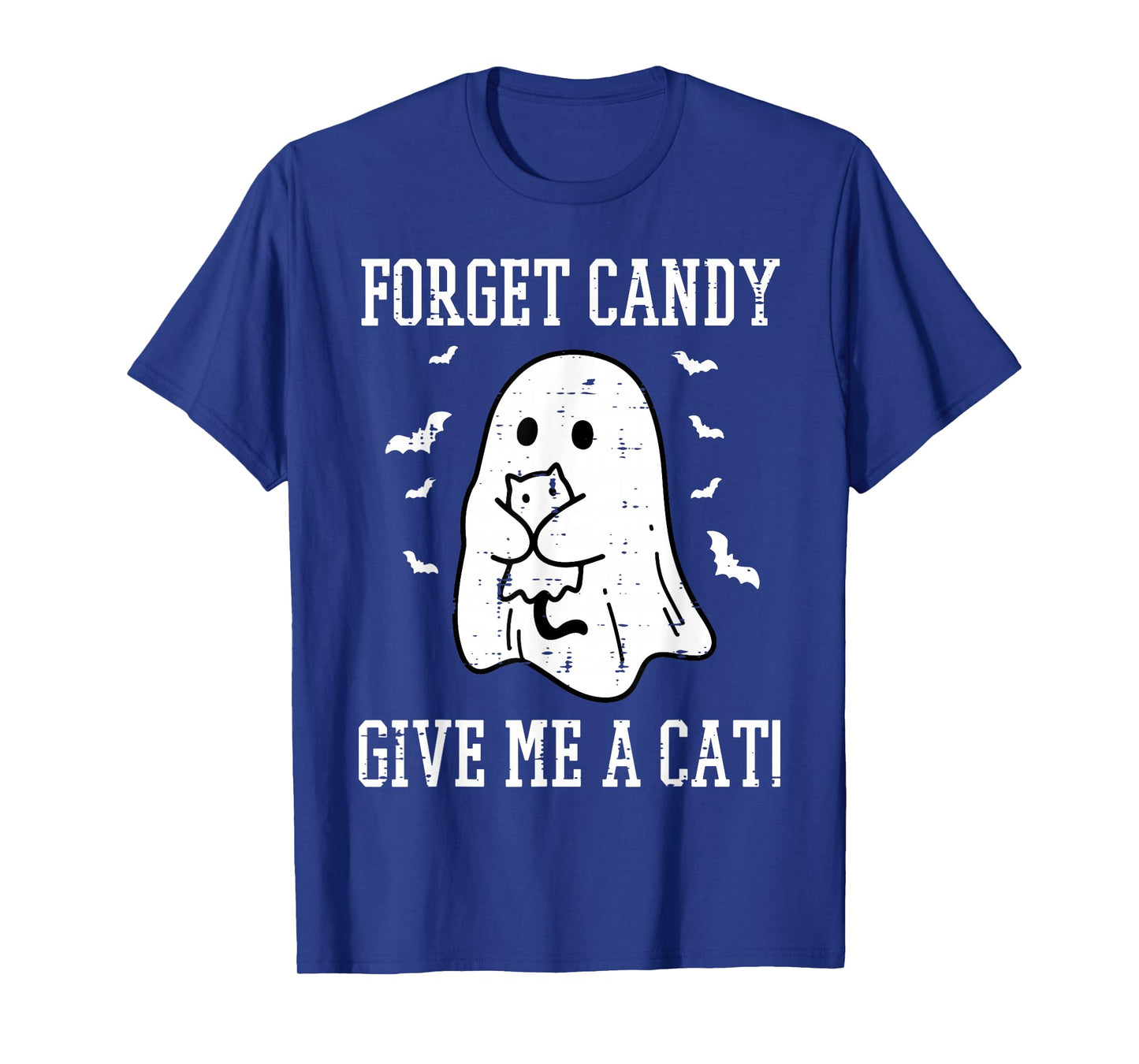 Halloween Forget Candy Give Me Cat Costume Women Men Kids T-Shirt