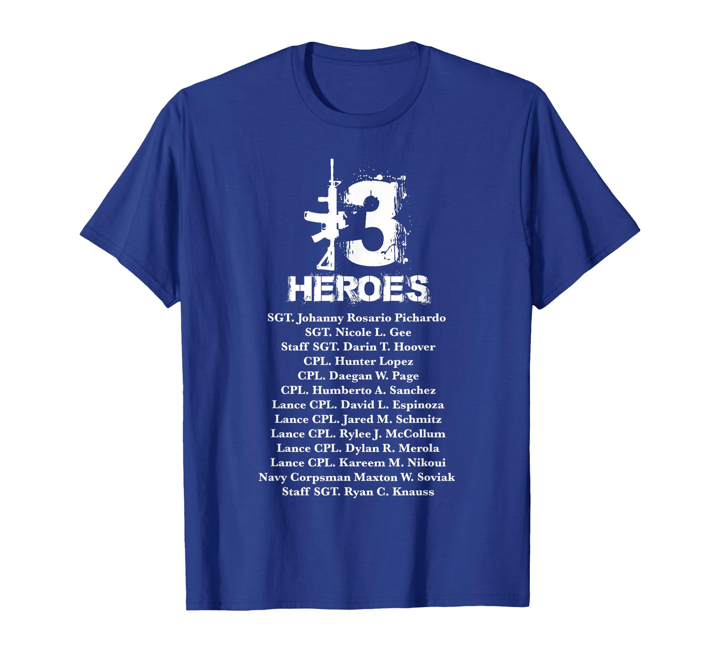 13 Heroes 08-26-2021 Never Forget Honor Fallen Soldiers Gift T-Shirt