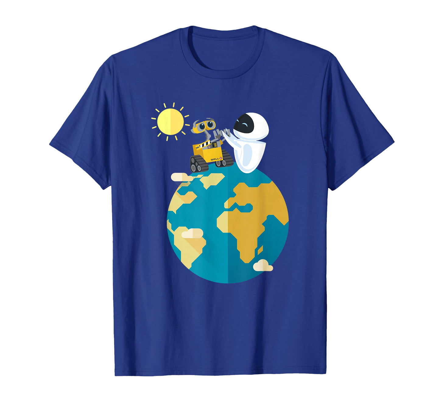 Disney Pixar Wall-E & EVE World Peace T-Shirt