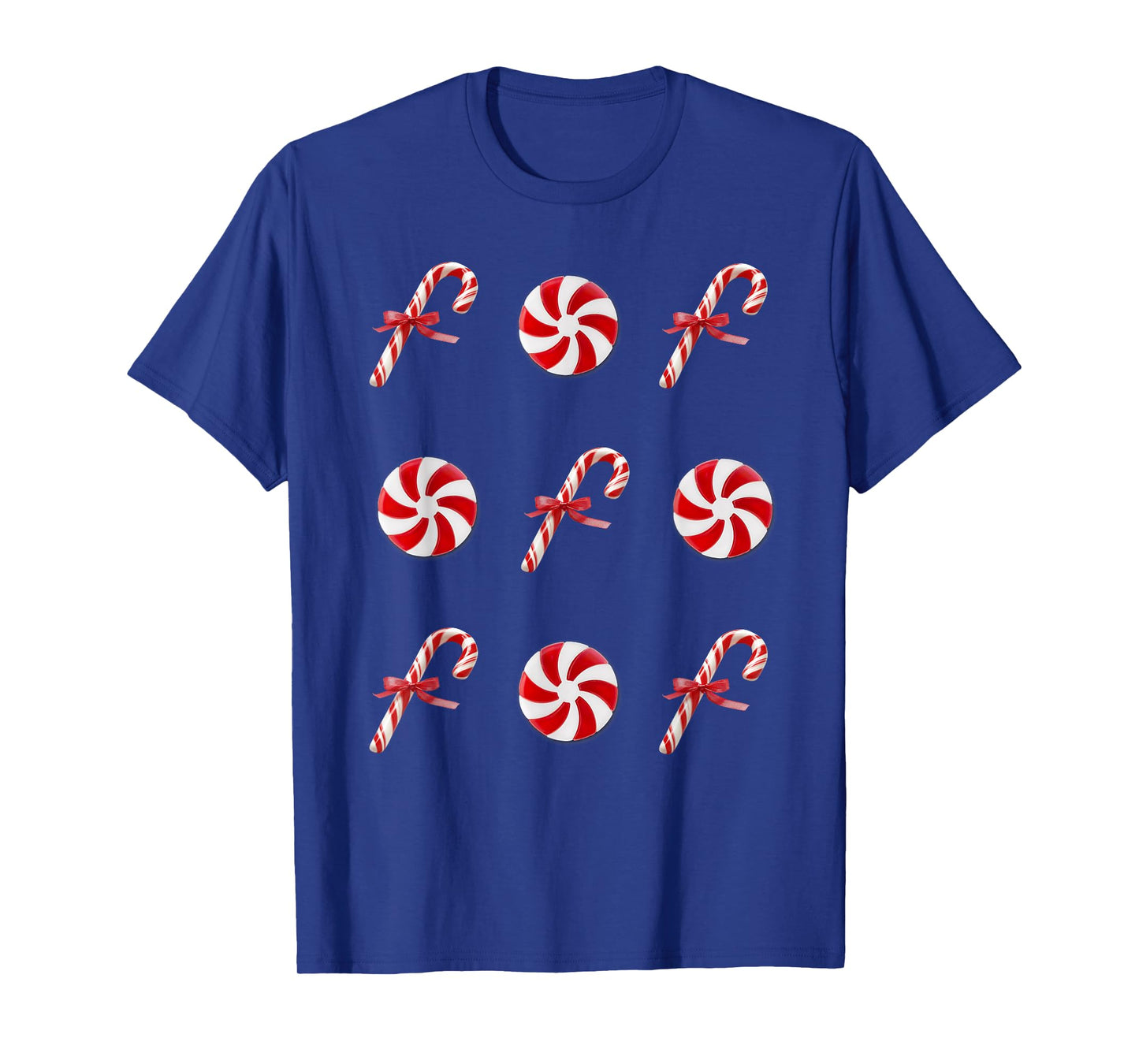 Peppermint Candy Cane Christmas T-Shirt