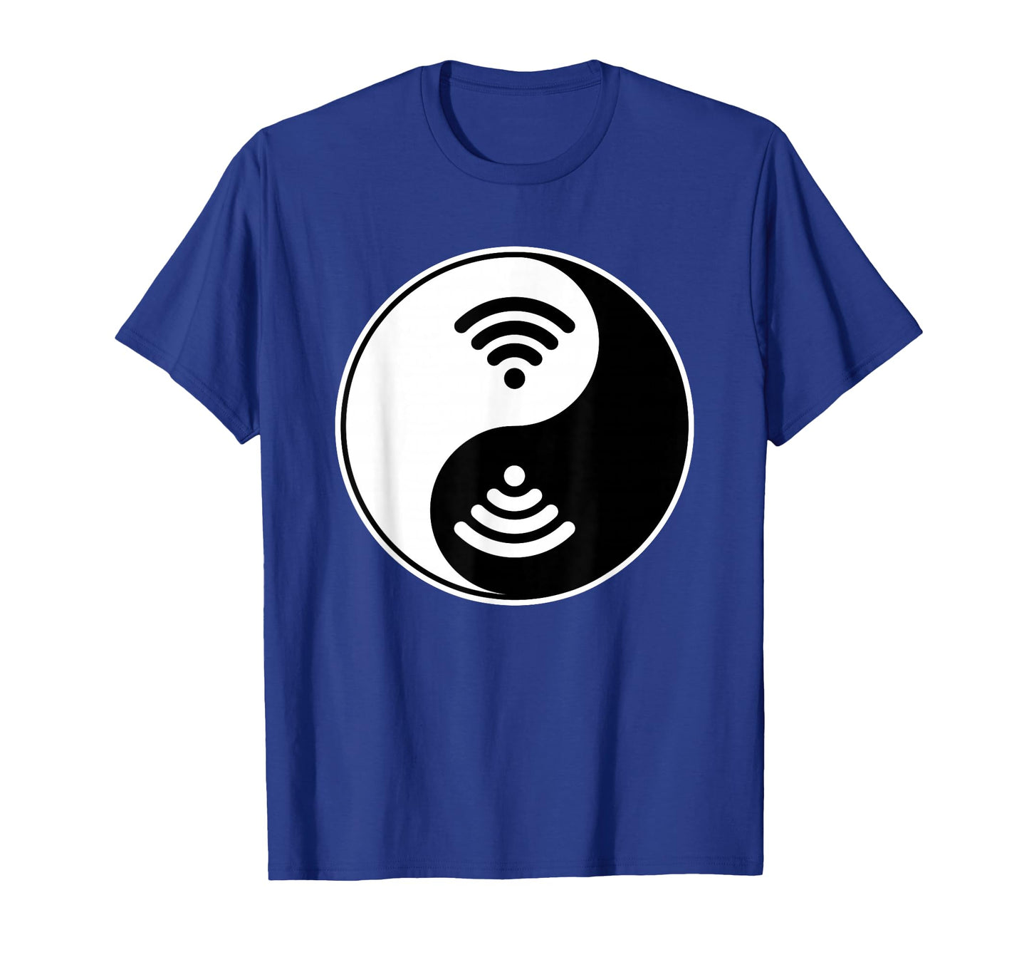 Yin Yang - Wifi Nerd Geek Symbol - Buddhist Zhen Spiritual T-Shirt