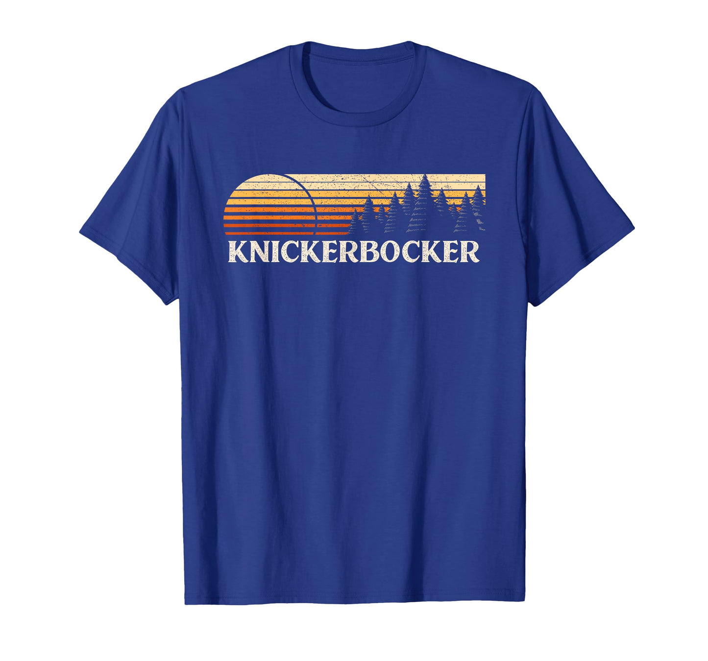 Knickerbocker, TX Vintage Evergreen Sunset Eighties Retro T-Shirt