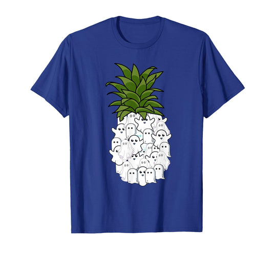 Halloween Pineapple Costume Funny Party Ghost Pineapple Love T-Shirt