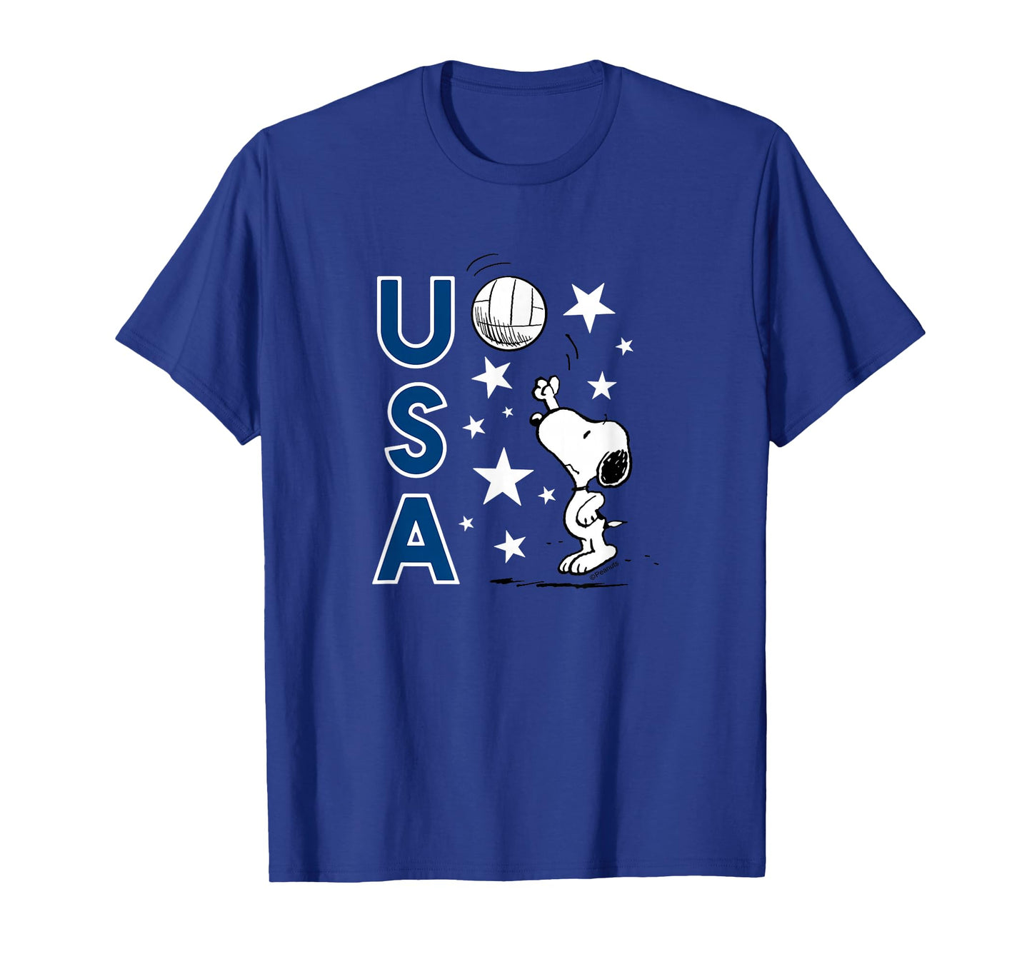 Peanuts - Snoopy USA Volleyball T-Shirt
