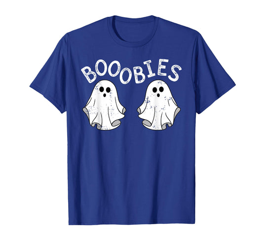 Boob Ghosts Booobie Halloween Bra Breast Funny Costume T-Shirt