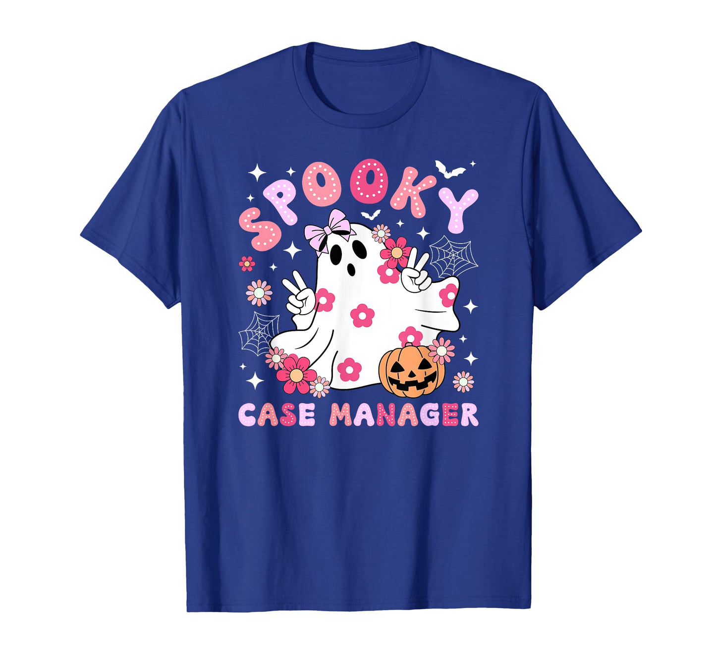 Spooky Nurse Case Manager Halloween Nursing Case Management T-Shirt