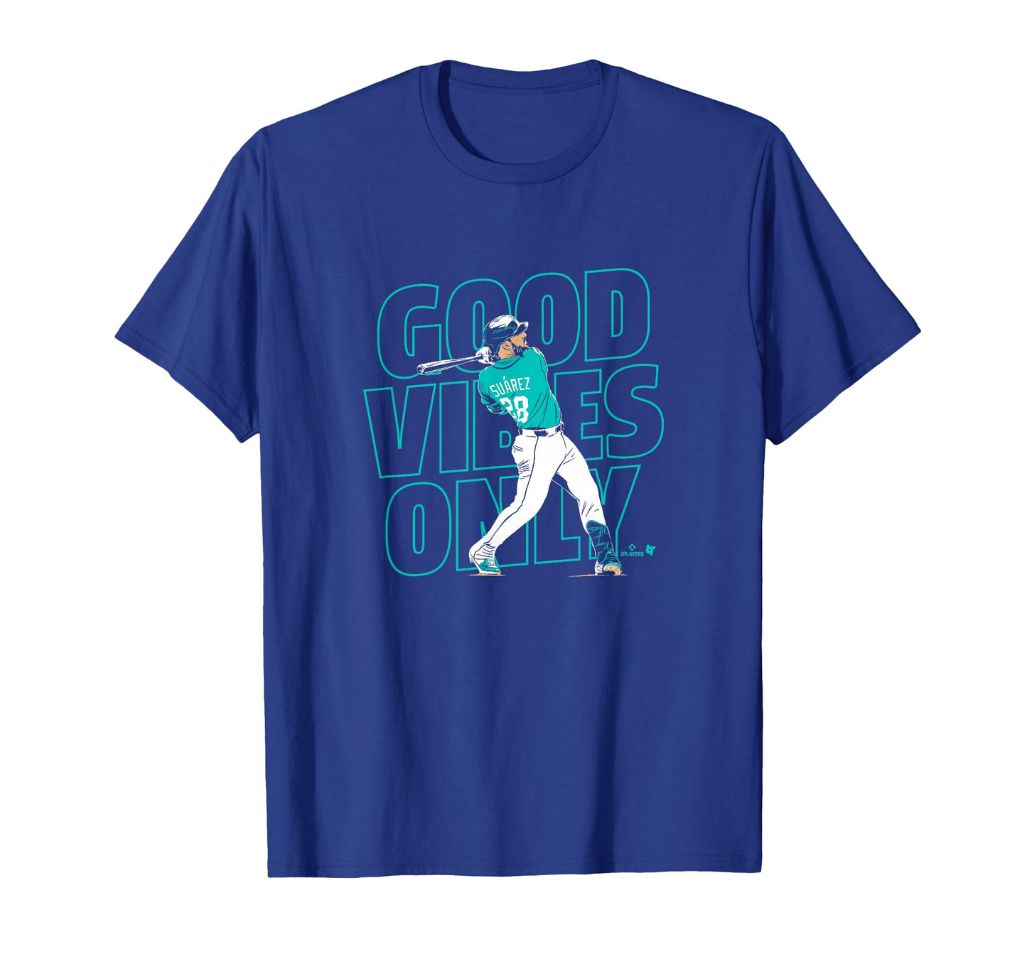 Eugenio Suarez - Good Vibes Only - Seattle Baseball T-Shirt