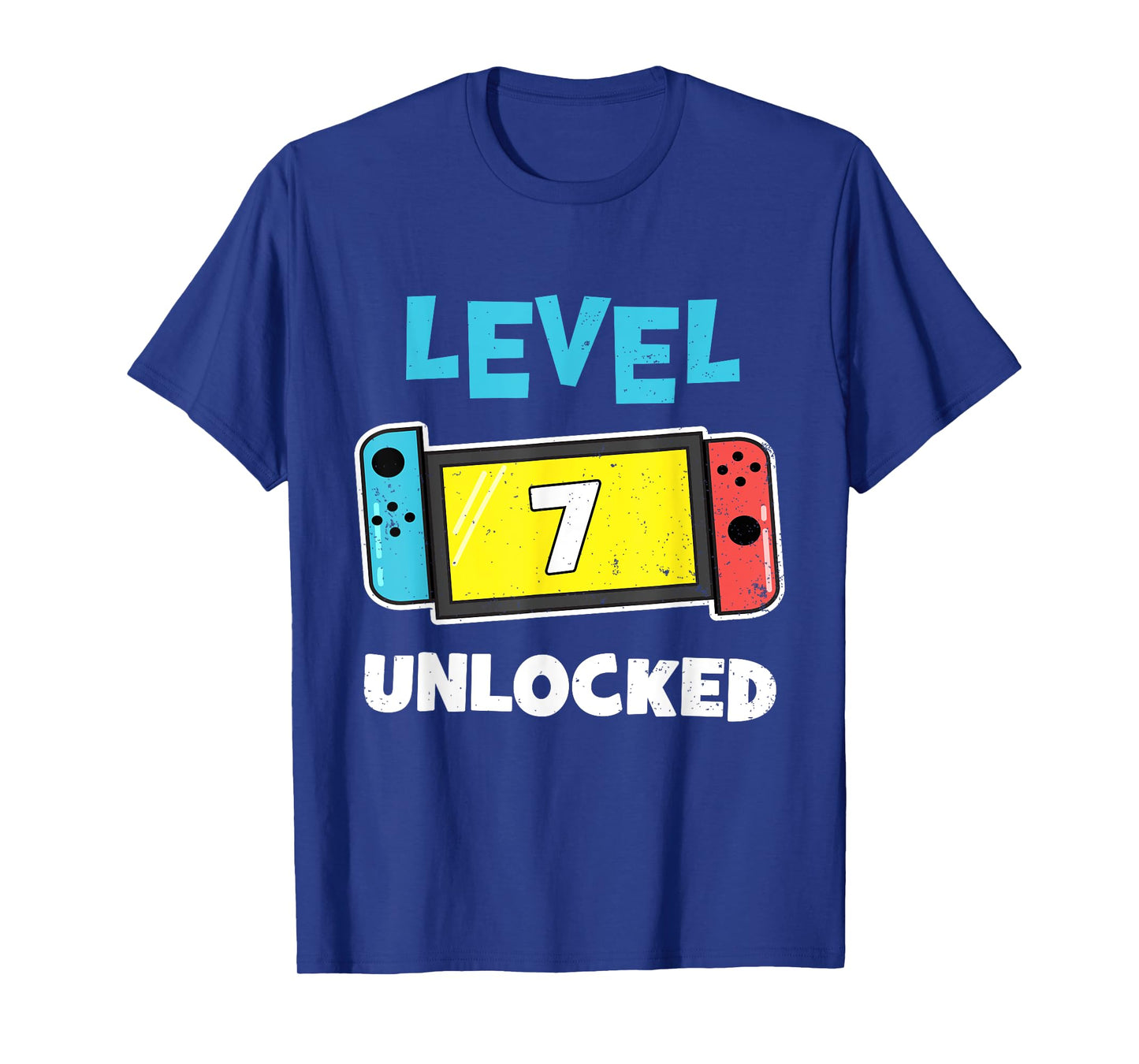 Level 7 unlocked Gamer 7th Birthday Gift Video Game lovers T-Shirt