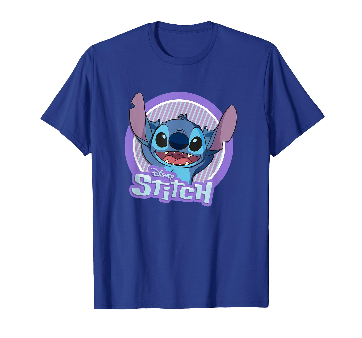 Disney Lilo & Stitch Happy Stitch Big Chest Portrait Logo T-Shirt