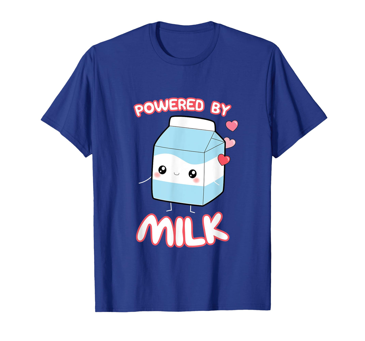 Powered By Milk, Kawaii Milk Otaku Top T-Shirt