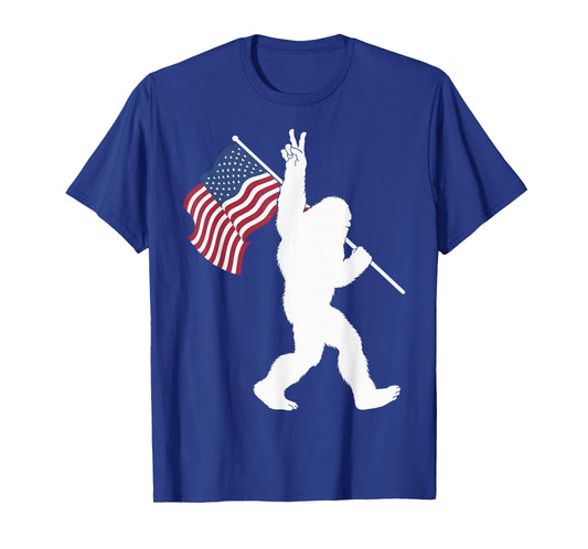 Bigfoot USA Flag T-Shirt