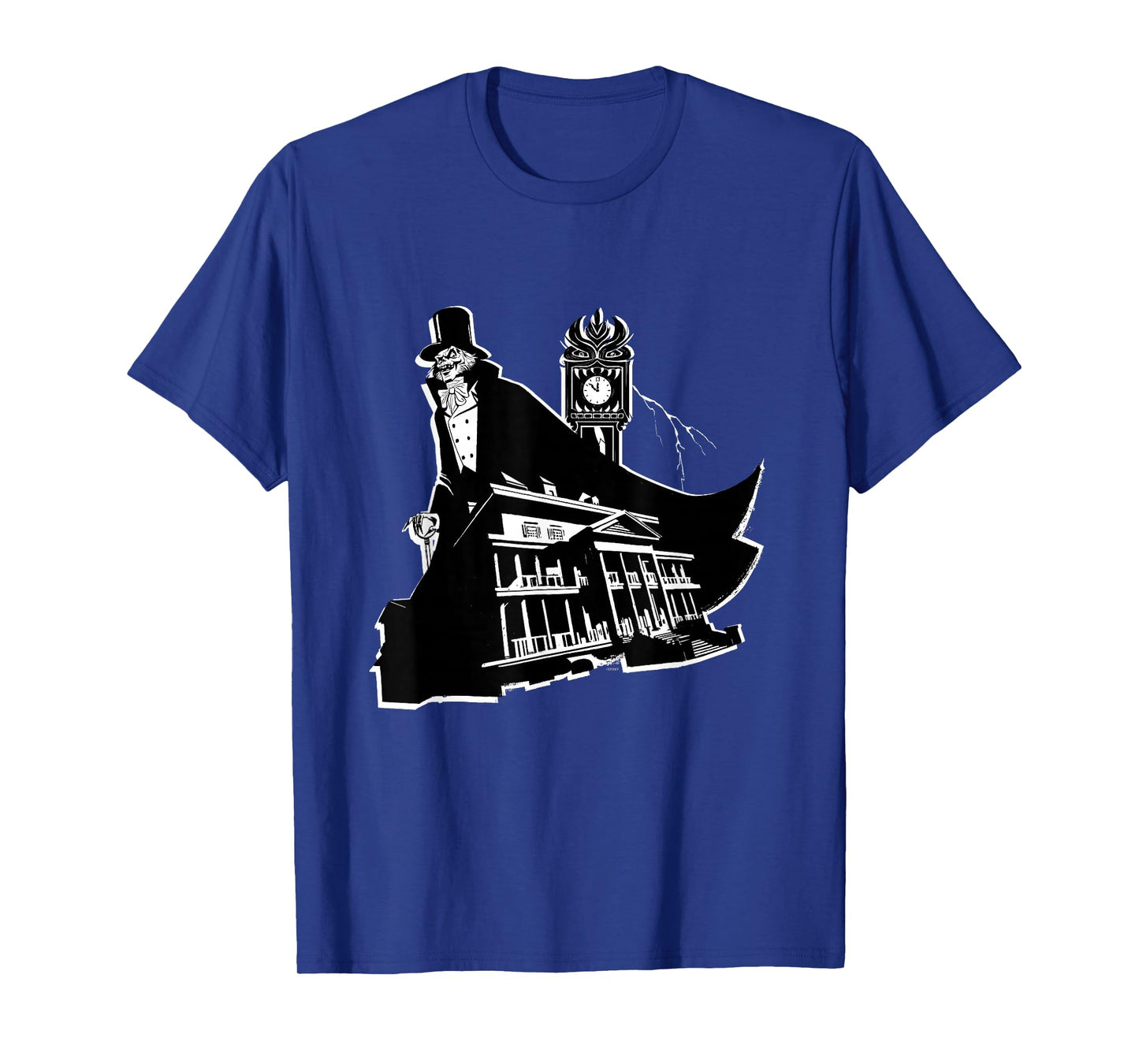 Disney Haunted Mansion Movie Hatbox Ghost Grandfather Clock T-Shirt