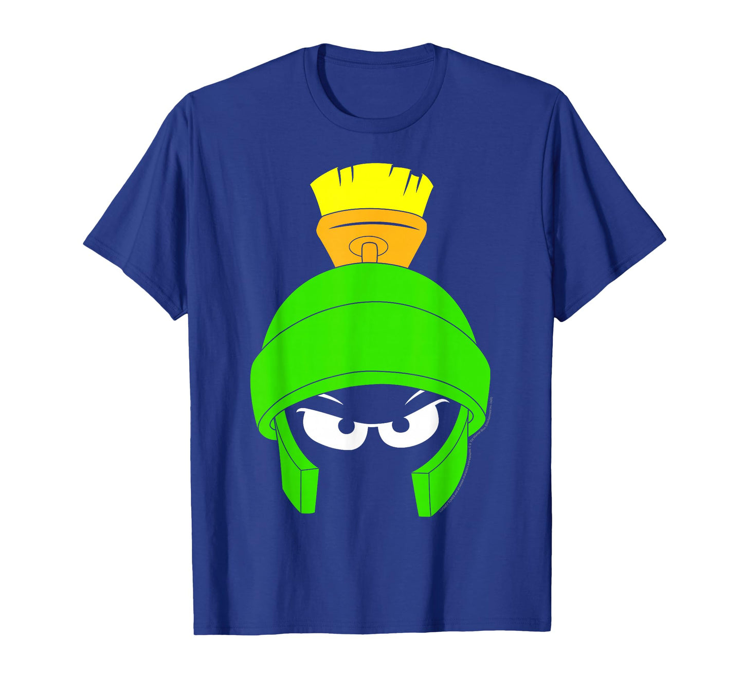 Looney Tunes Marvin The Martian Dark Big Face T-Shirt
