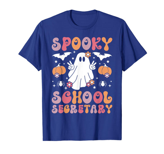 Spooky School Secretary Halloween Secretary T-Shirt