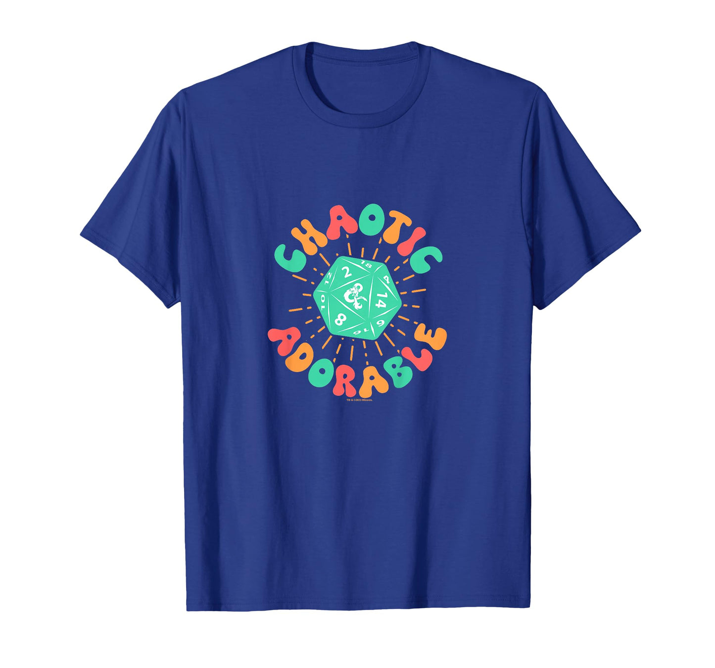 Dungeons & Dragons Chaotic Adorable Dragon Dice Youth Logo T-Shirt