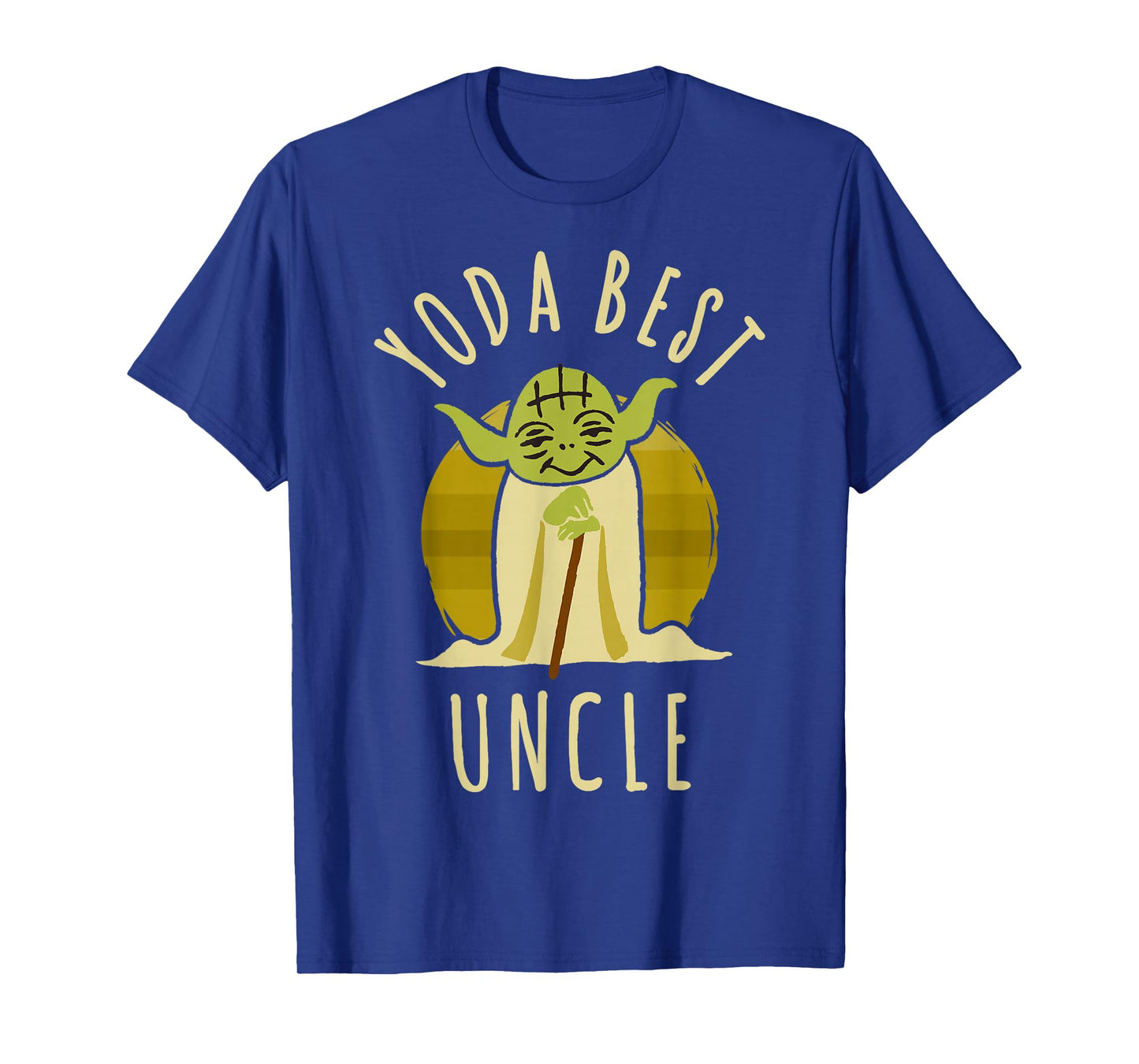 Star Wars Yoda Best Uncle Cartoon Yoda Disney+ T-Shirt
