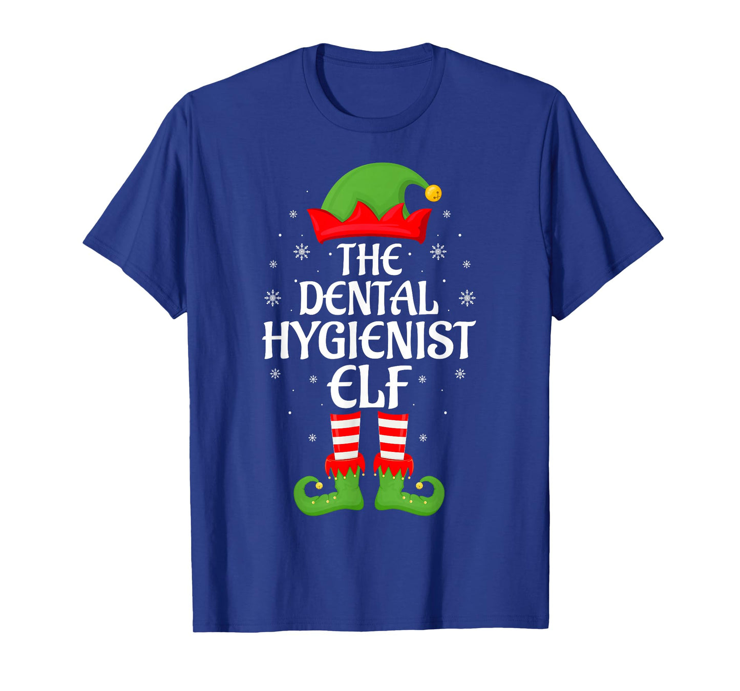 Dental Hygienist Elf Family Matching Elf Squad Christmas T-Shirt