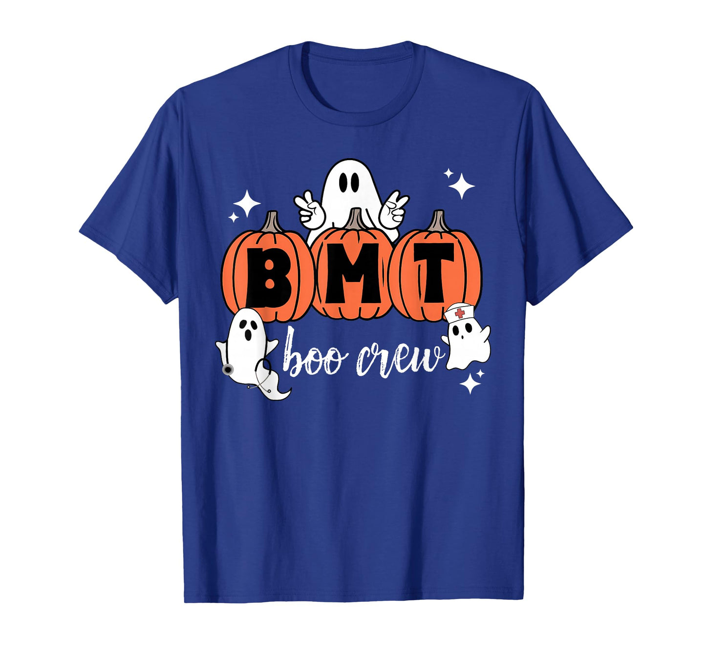 BMT Boo Crew Halloween Ghost Bone Marrow Transplant Nurse T-Shirt