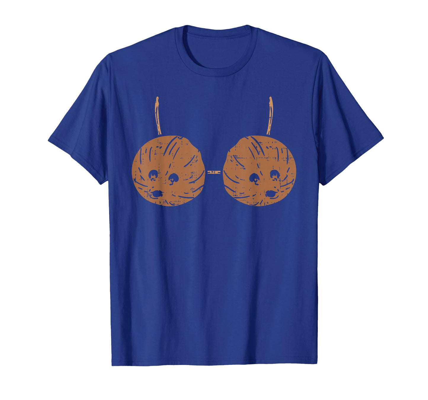 Coconut Bra Hawaiian Tiki Hula Party DIY Halloween Costume T-Shirt
