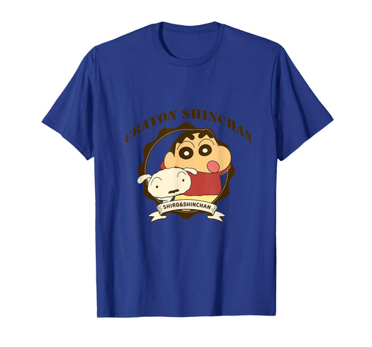 Crayon Shin-chan College Logo style T-Shirt