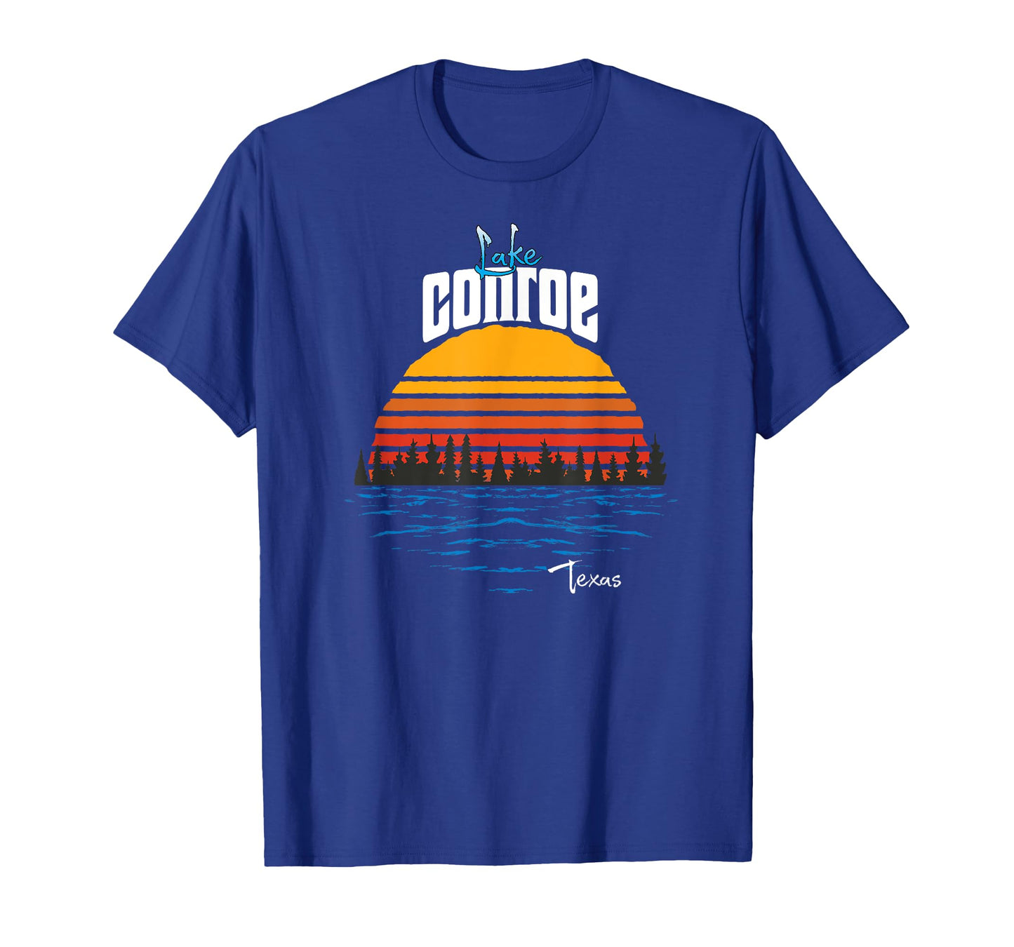 Vintage Lake Conroe Texas Souvenir T-Shirt